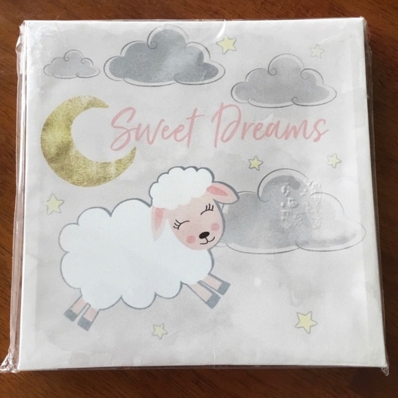 SWEET DREAMS CANVAS ART NWT - Picture 2 of 6